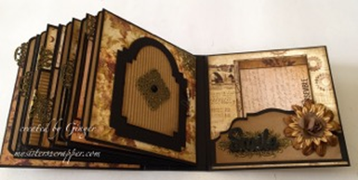 prima archivist mini scrapbook album
