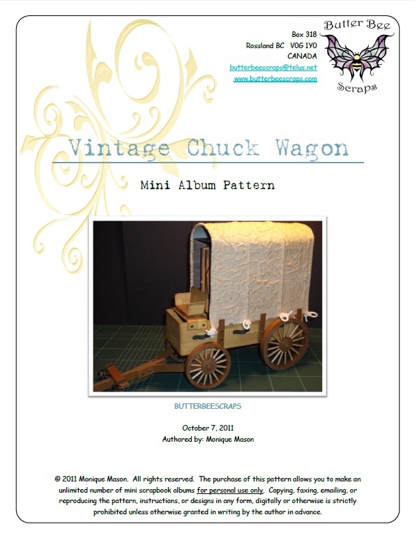 ButterBeeScraps Vintage Chuck Wagon Pattern